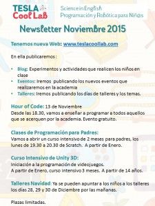 Newsletter Noviembre 2015